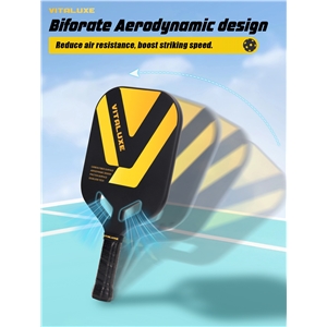 USAP Approved, Carbon Fiber Pickleball Paddle, Edgeless T700+3K Textured Carbon Friction Surface,Thermoformed Pickleball Paddle with Aerodynamic Design Used for tournaments, Power & Control & Spin Max, USAP Approved