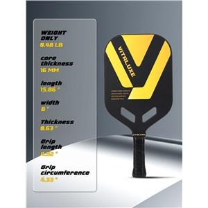 USAP Approved, Carbon Fiber Pickleball Paddle, Edgeless T700+3K Textured Carbon Friction Surface,Thermoformed Pickleball Paddle with Aerodynamic Design Used for tournaments, Power & Control & Spin Max, USAP Approved