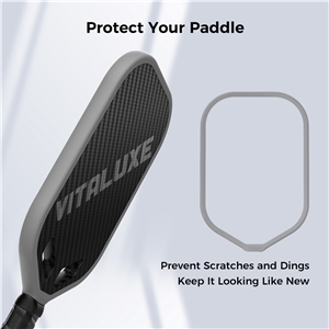 VITALUXE Pickleball Weighted Tape for 16mm Edgeless Paddles | Edge Guard | Lead Tape Alternative | No Glue | Easy Install and Replace