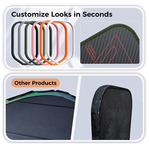 Pickleball Weighted Tape for 16mm Edgeless Paddles, Protective Edge Guard Tape, Lead Tape Alternative, No Glue, Easy Install and Replace Without Wrinkling, 2 Pack