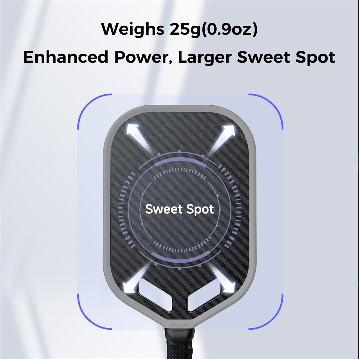 USAP Approved, Carbon Fiber Edgeless Pickleball Paddle，Exclusively Designed Weighting and Protection Edge Tape 2 Pack, control