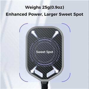 USAP Approved, Carbon Fiber Edgeless Pickleball Paddle，Exclusively Designed Weighting and Protection Edge Tape 2 Pack, control