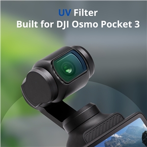 VITALUXE Magnetic UV Filter for DJI Osmo Pocket 4 / Pocket 3, Multi-Coated Optical Glass Lens Protective Filter for DJI Pocket 3/4 Creator Combo, Waterproof Scratch Dust Resistant, Daily Gimbal Safe