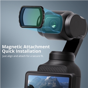 VITALUXE Magnetic UV Filter for DJI Osmo Pocket 4 / Pocket 3, Multi-Coated Optical Glass Lens Protective Filter for DJI Pocket 3/4 Creator Combo, Waterproof Scratch Dust Resistant, Daily Gimbal Safe