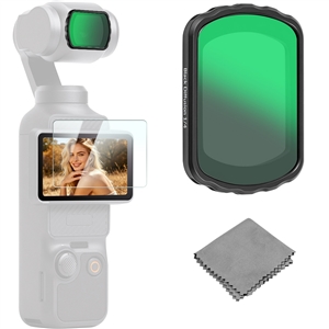 VITALUXE Magnetic Black Diffusion 1/4 Filter for DJI Osmo Pocket 3 / Pocket 4, Multi-Coated Black Mist Cinematic Effect Filters for Osmo Pocket 3/4 Creator Combo