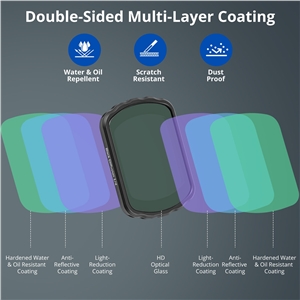 VITALUXE Magnetic Black Diffusion 1/4 Filter for DJI Osmo Pocket 3 / Pocket 4, Multi-Coated Black Mist Cinematic Effect Filters for Osmo Pocket 3/4 Creator Combo