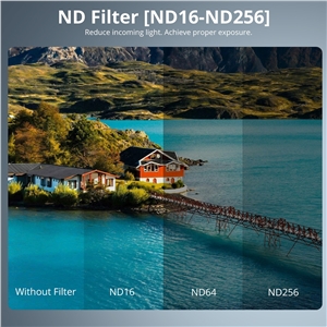 VITALUXE Magnetic CPL & ND Filter Kit for DJI Osmo Pocket 3 / Pocket 4, 4 Pack CPL ND16 ND64 ND256 Polarizer Neutral Density Filters, Multi-Coated/Optical Glass/Gimbal Safe
